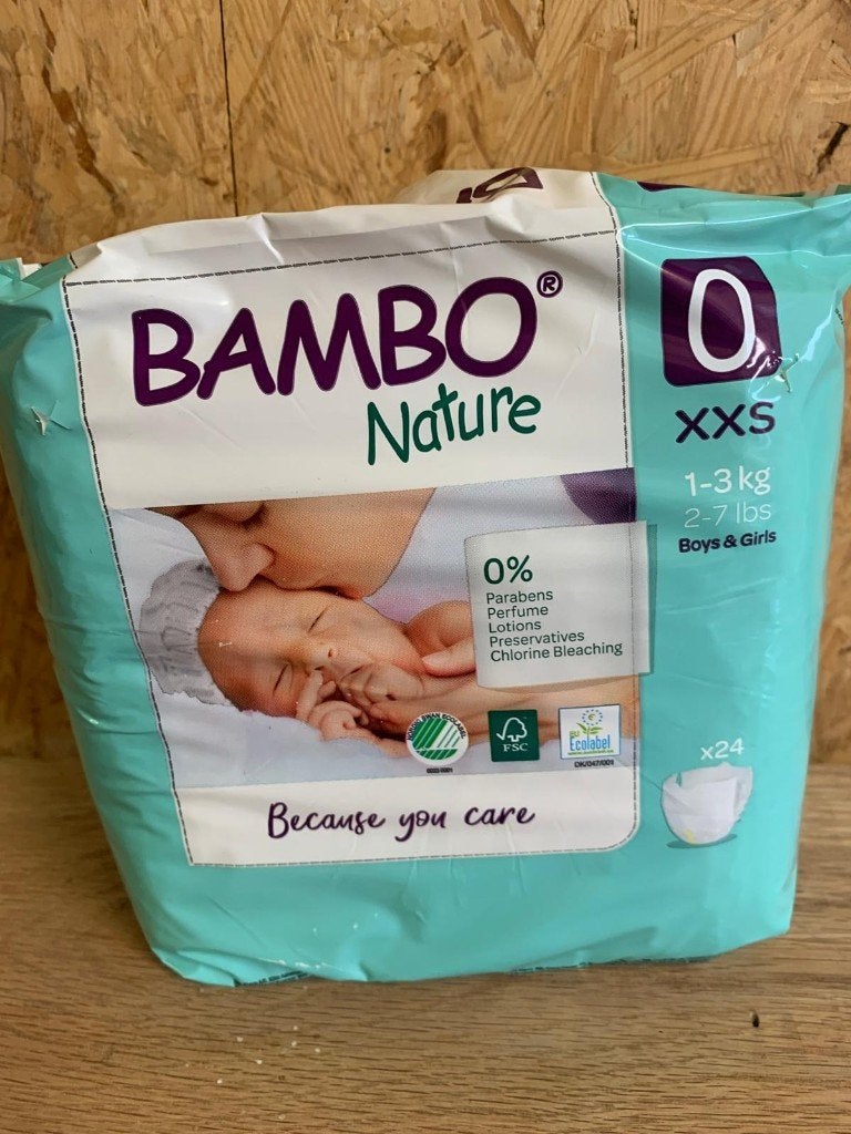 6 paquets de couches Bambo Nature taille XXS, Neuf, Garçon ou Fille, Enlèvement ou Envoi, Autres types