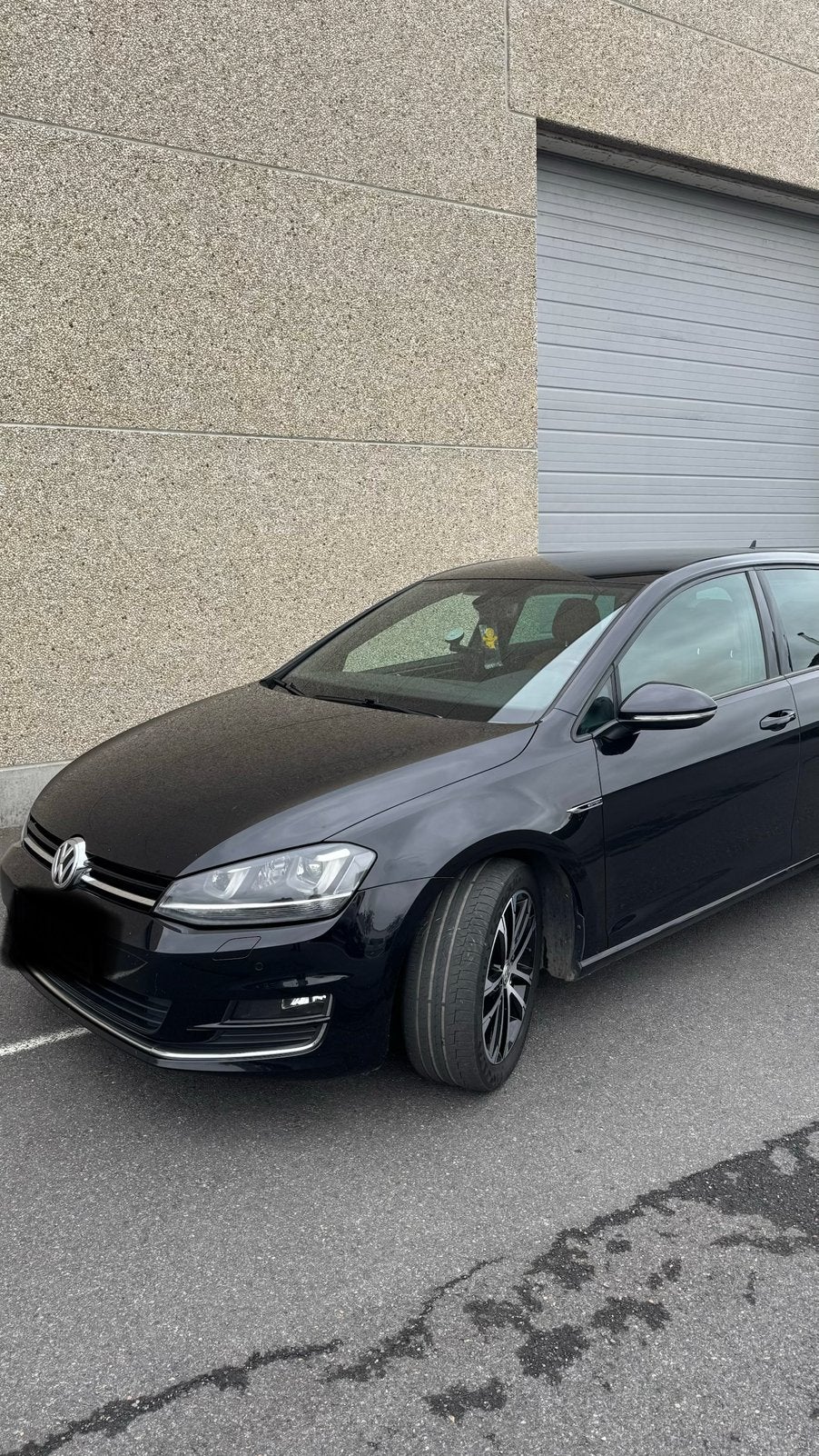 Volkswagan golf 7, Voorwielaandrijving, Euro 5, 1800 kg, Zwart