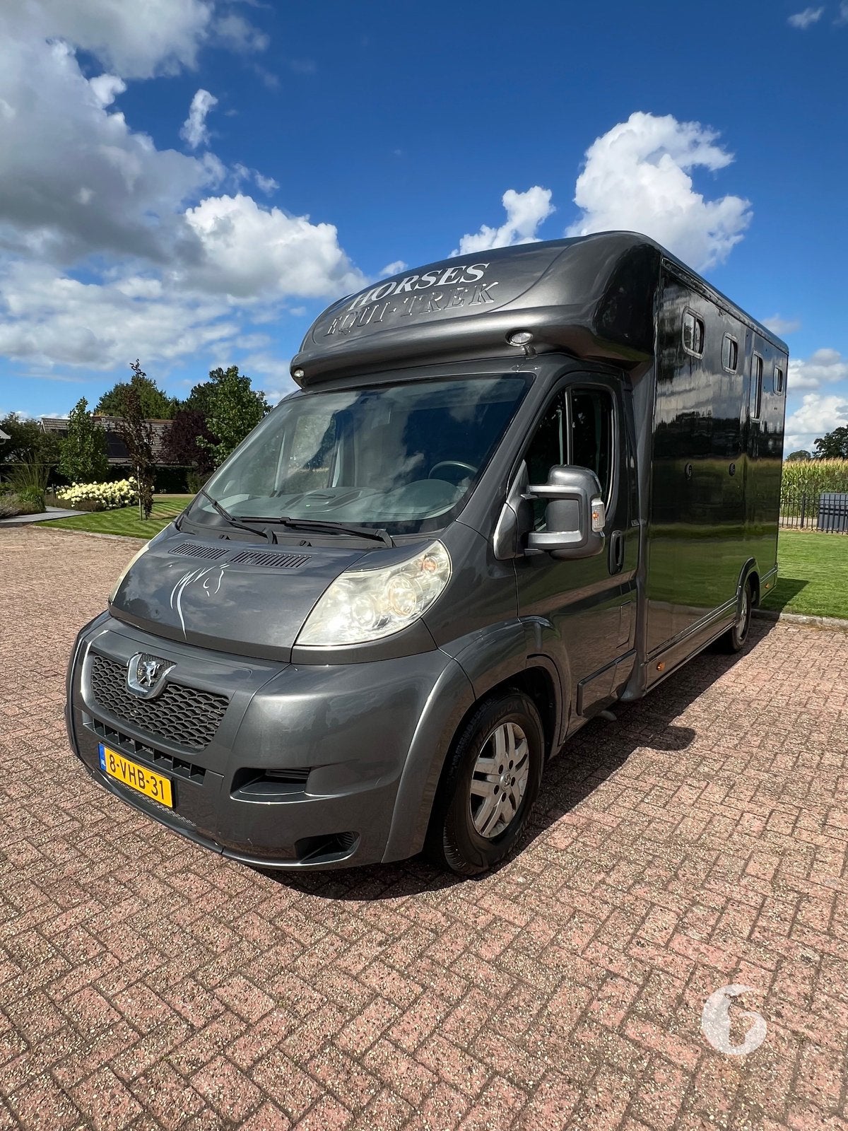 Prachtige Peugeot paardenwagen, slechts 36.000KM!, Ophalen, Zo goed als nieuw, Aluminium, 2-paards trailer