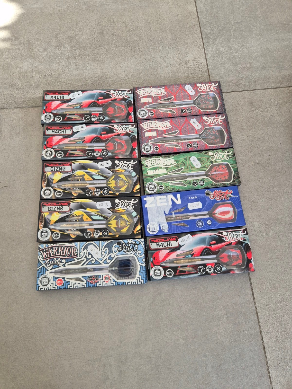 10 dartsets SHOT, Sport en Fitness, Ophalen of Verzenden