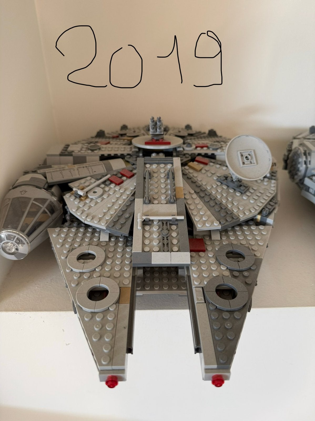 Lego millennium falcon #75257 2019, Verzamelen, Star Wars, Ophalen, Zo goed als nieuw