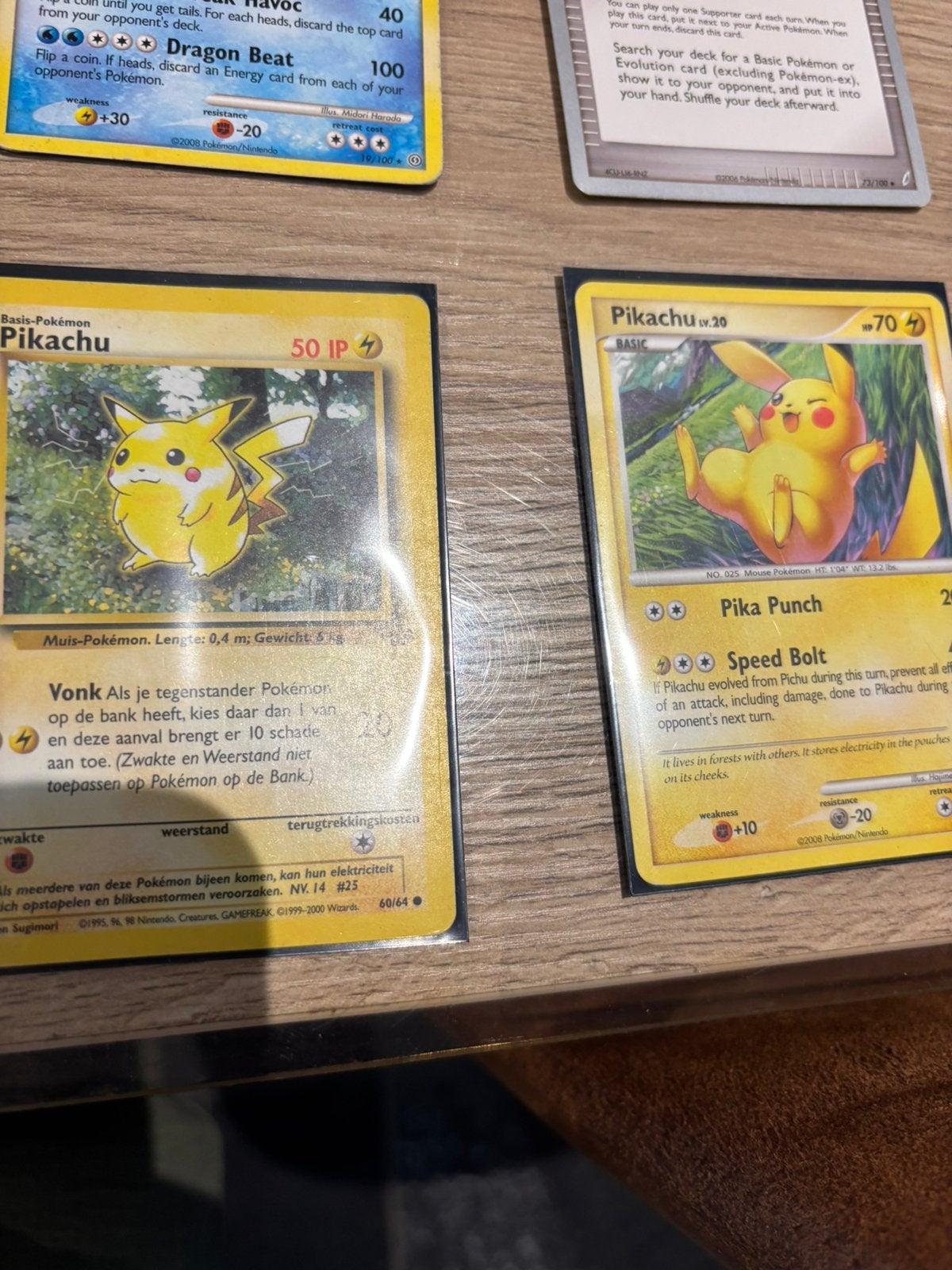 Oude pokemon kaarten van 1995-2008, Ophalen, Zo goed als nieuw