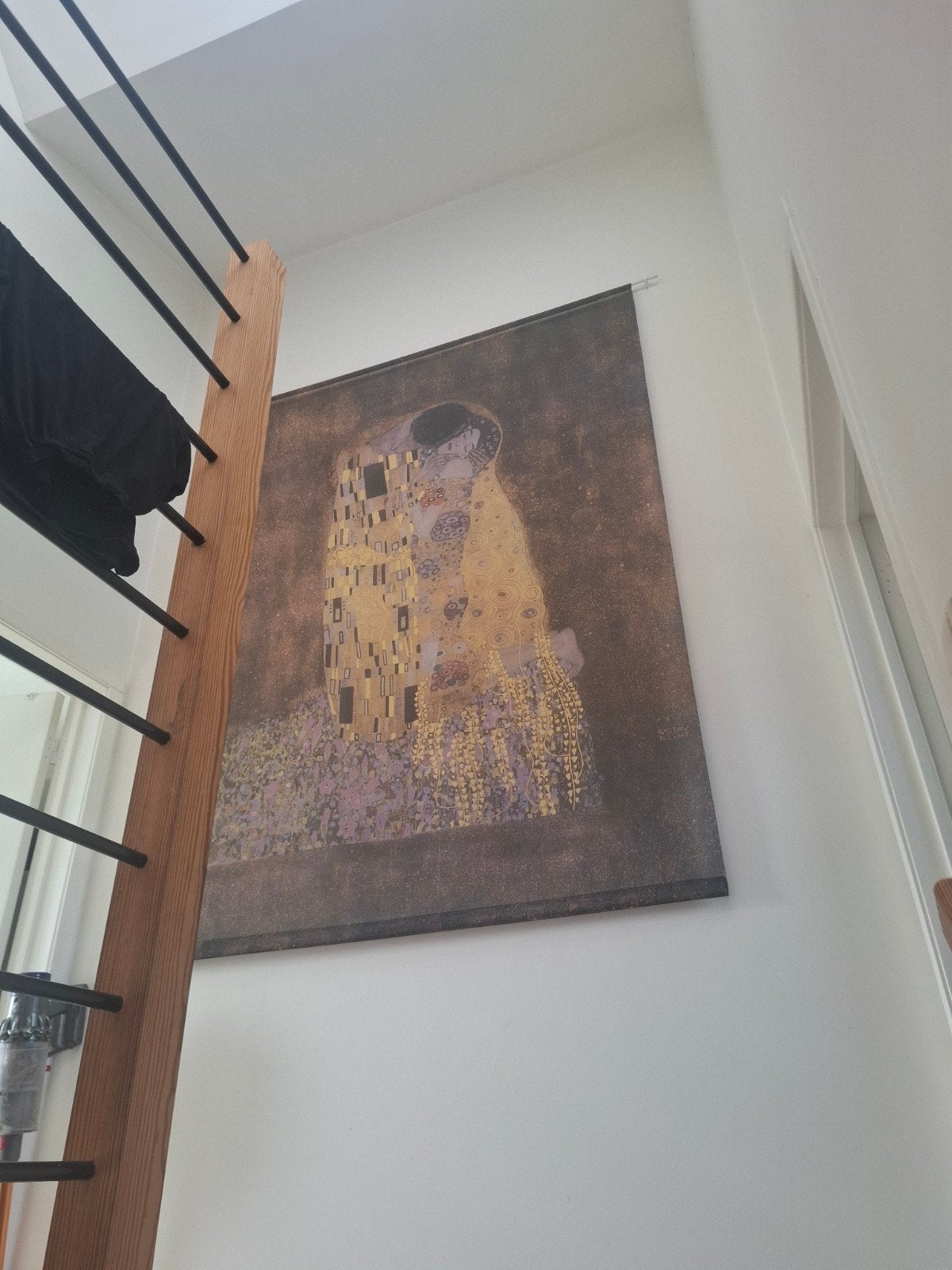 wandkleed Gustav Klimt, Antiek en Kunst, Ophalen