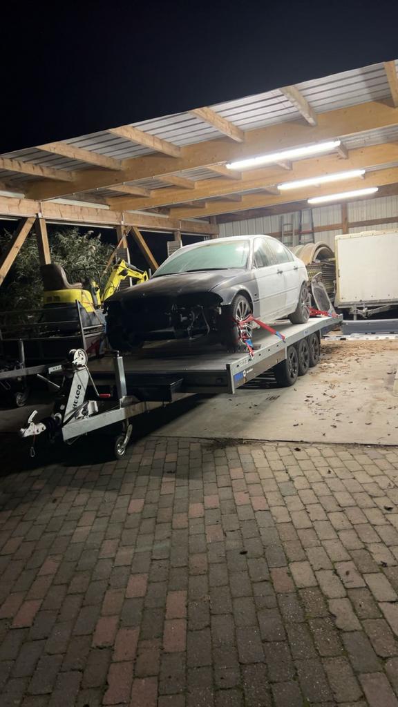 Bmw e 46 project 320 d, Auto's, BMW, Particulier, Leder, Te koop