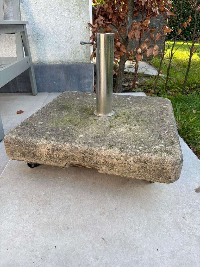 Zware parasolvoet, Tuin en Terras, Ophalen, Zo goed als nieuw, Parasolvoet