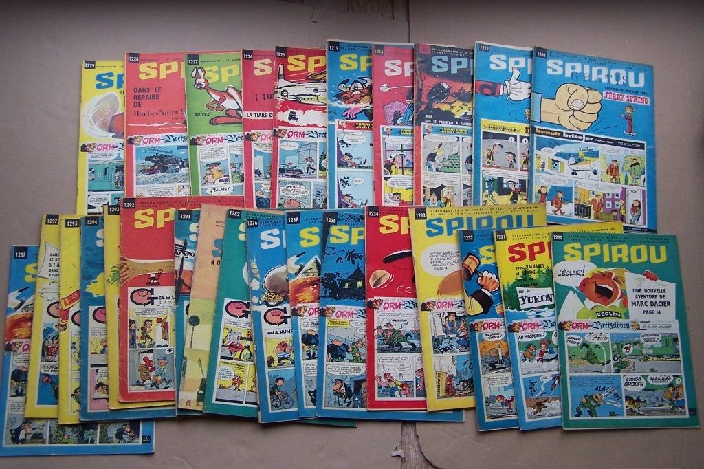 Spirou magazines entre n1203 et 1297. - 26 magazines, Livres, Enlèvement ou Envoi, Comme neuf