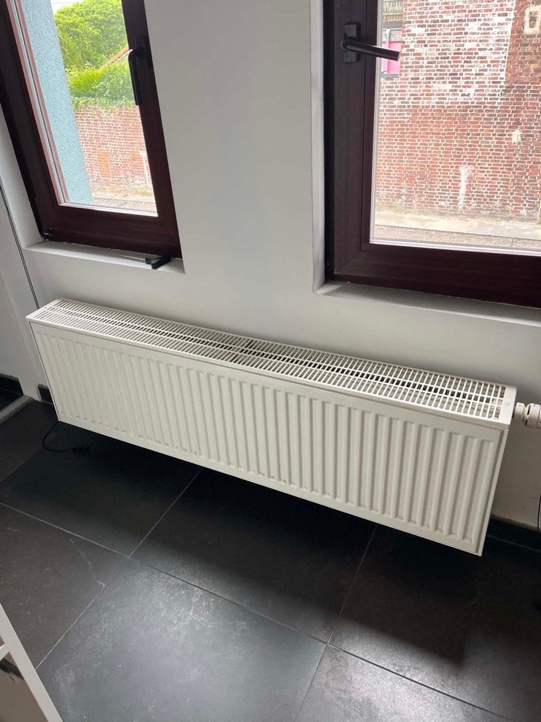radiator, Doe-het-zelf en Bouw, Ophalen, Gebruikt, Inox, Kraan