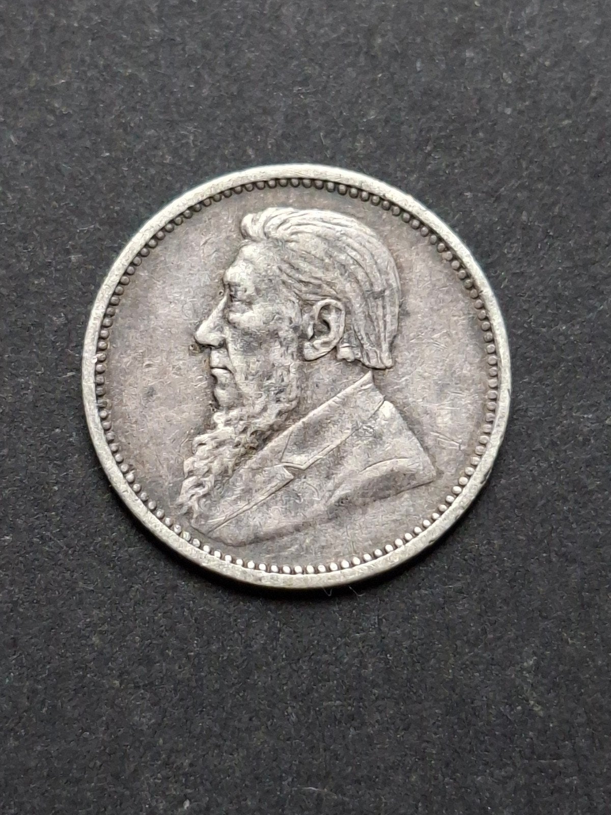 zeer zeldzame 3 pence zuid Afrika uit 1892. slechts 24k ex.!, Ophalen of Verzenden