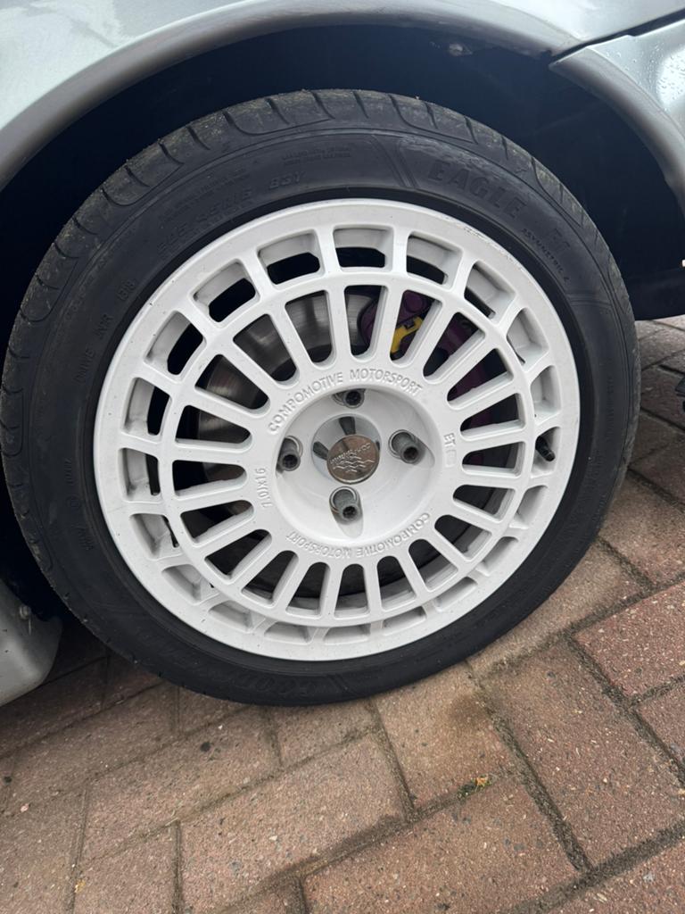 Velgen 4x114.3 compomotive th2 16”, Auto-onderdelen, Banden en Velgen, Velg(en), Zomerbanden, 16 inch, 205 mm, Personenwagen, Ophalen
