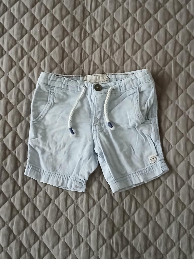 Luchtige H&M short lichtblauw – Katoen & Linnen – Maat 92, Enfants & Bébés, Vêtements enfant | Taille 92, Utilisé, Garçon, Pantalon