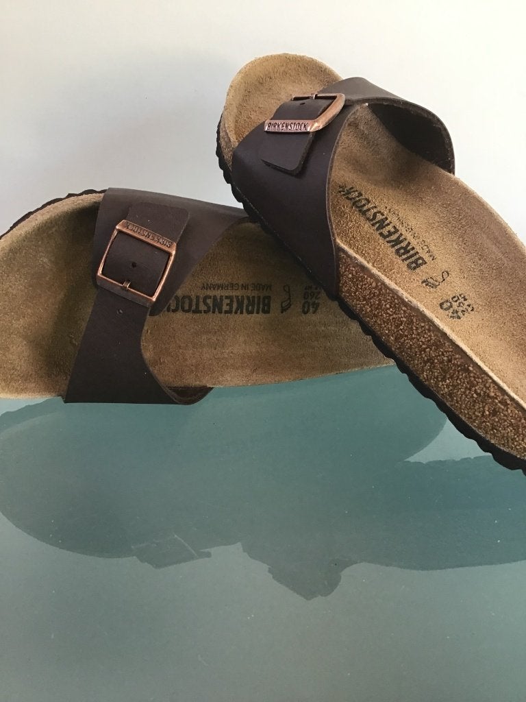 Birkenstock 40 | bruin slippers | Madrid | Gratis verzenden, Slippers, Bruin, Verzenden, Nieuw