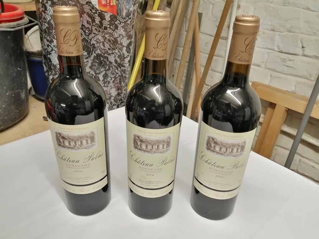 3 bouteilles de vin rouge de Bordeaux Château Pabus 2006,, Enlèvement