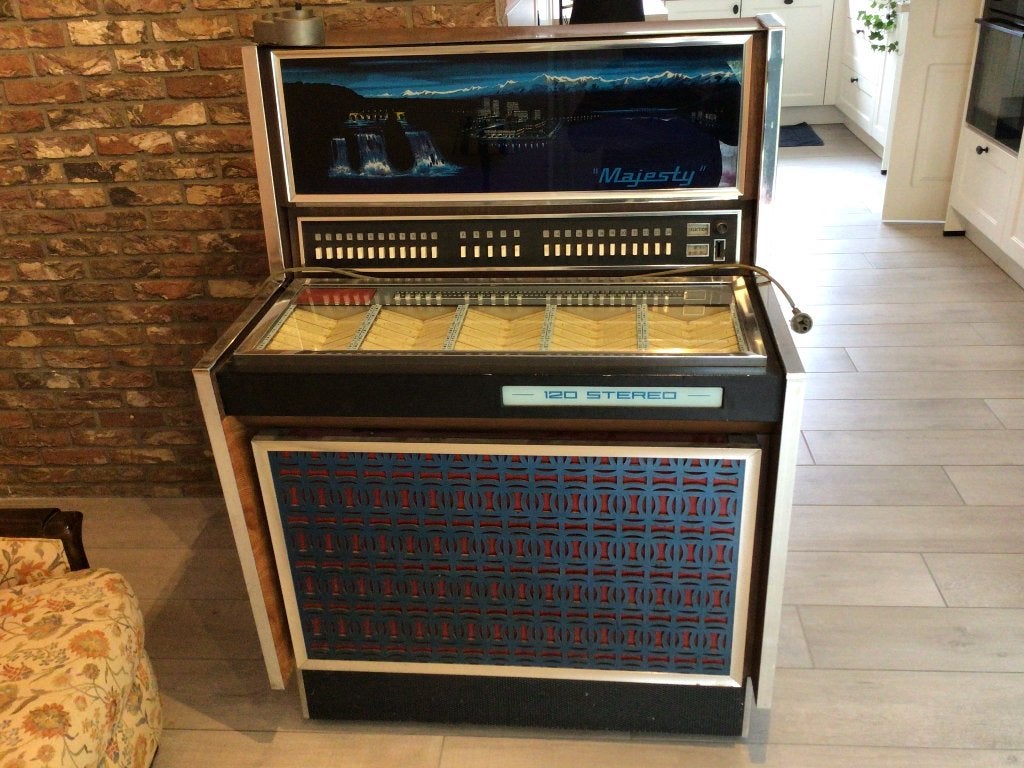 Juke box, Verzamelen, Automaten | Jukeboxen, Gebruikt, 1960 tot 1970, Ophalen, Met singles