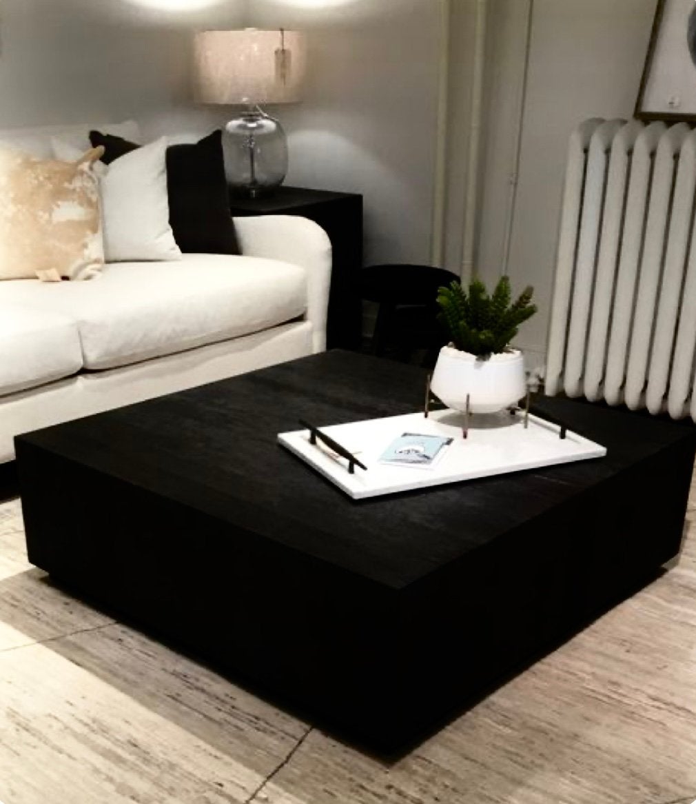 Salontafel, Huis en Inrichting, Ophalen, Zo goed als nieuw, Vierkant