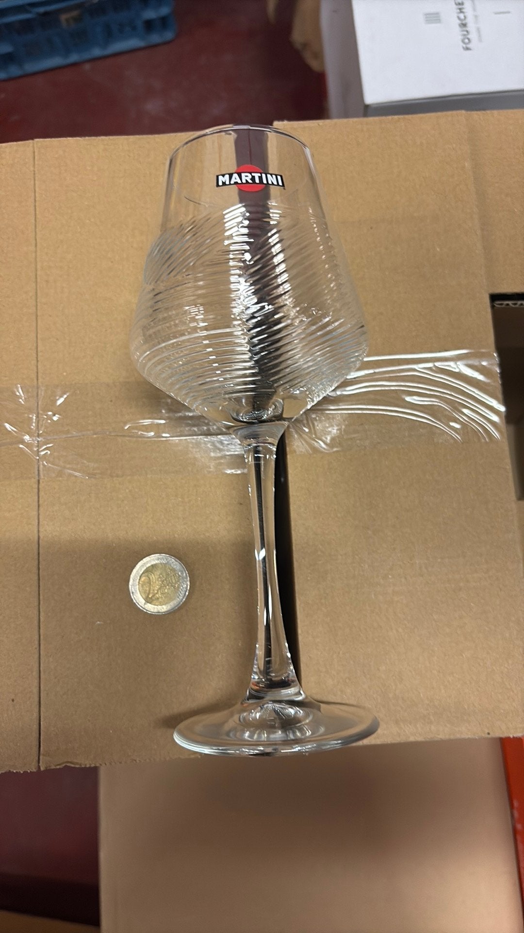 Doos van 6 martini glazen NIEUWSTAAT, Verzamelen, Ophalen of Verzenden, Nieuw