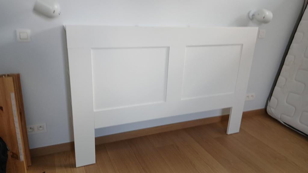 Tête de lit Brimnes 166cm ikea blanche, Enlèvement, 160 cm