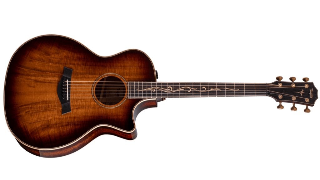 Taylor Koa 24 Builders Edition, Ophalen, Nieuw, Western- of Steelstringgitaar, Met koffer