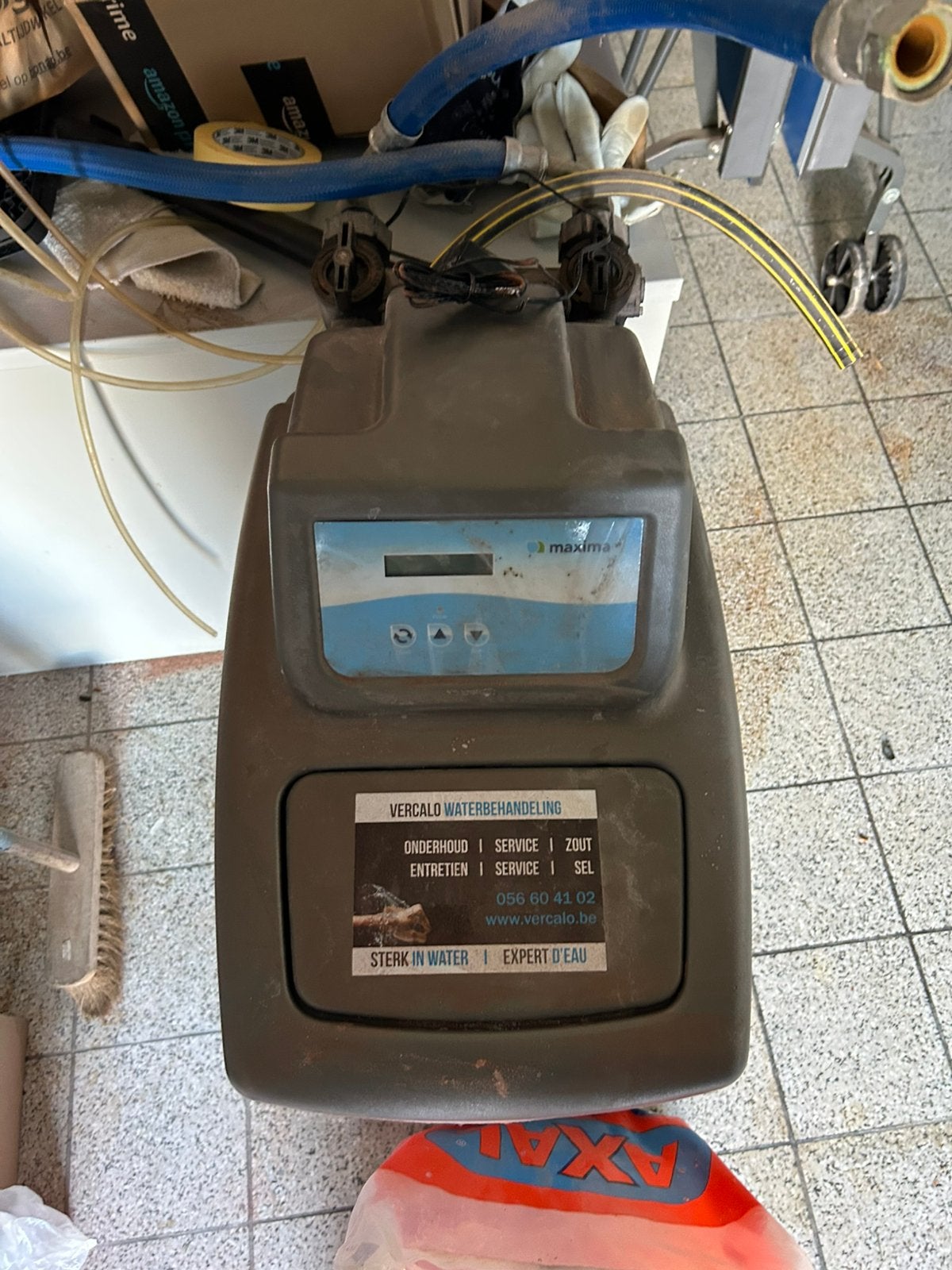 Waterontharder maxima, Electroménager, Adoucisseurs d'eau, Enlèvement, Utilisé, Adoucisseur d'eau au sel