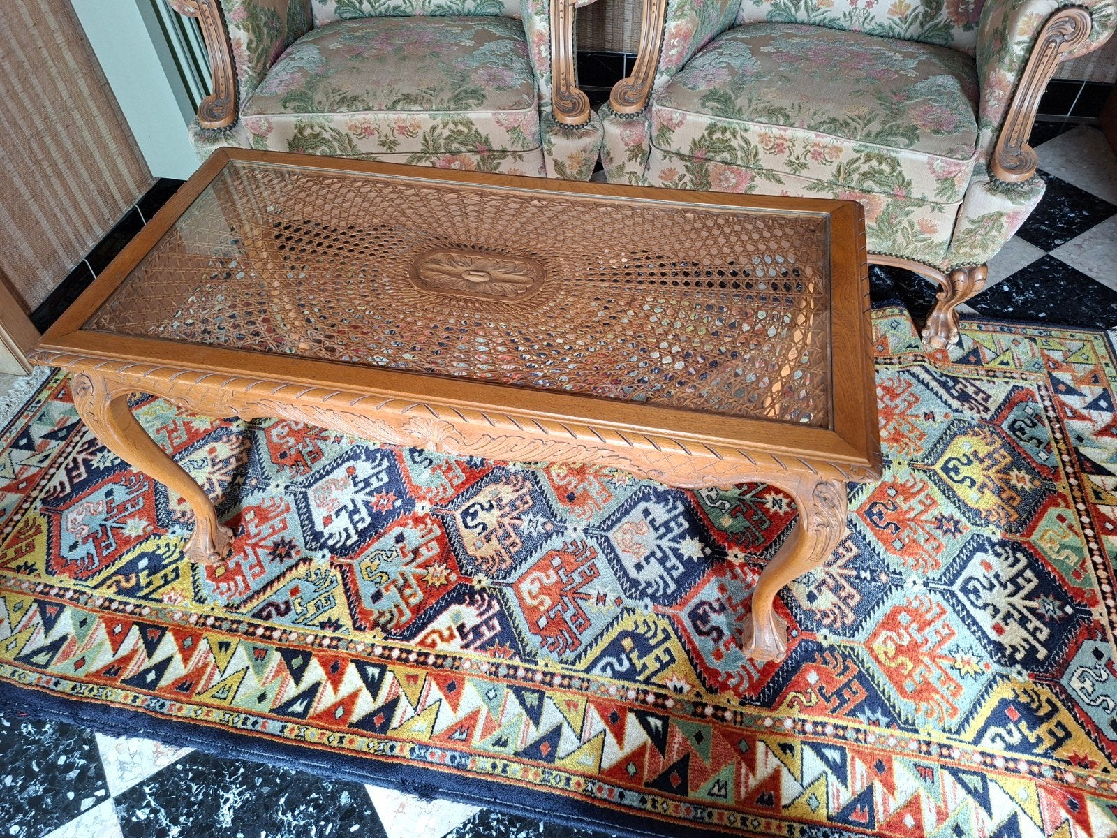 Eiken salontafel, Huis en Inrichting, Ophalen, Eikenhout, Rustiek, Zo goed als nieuw
