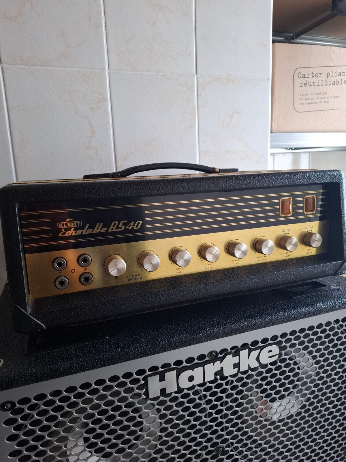 Klemt Echolette BS40, Musique & Instruments, Enlèvement ou Envoi, Guitare