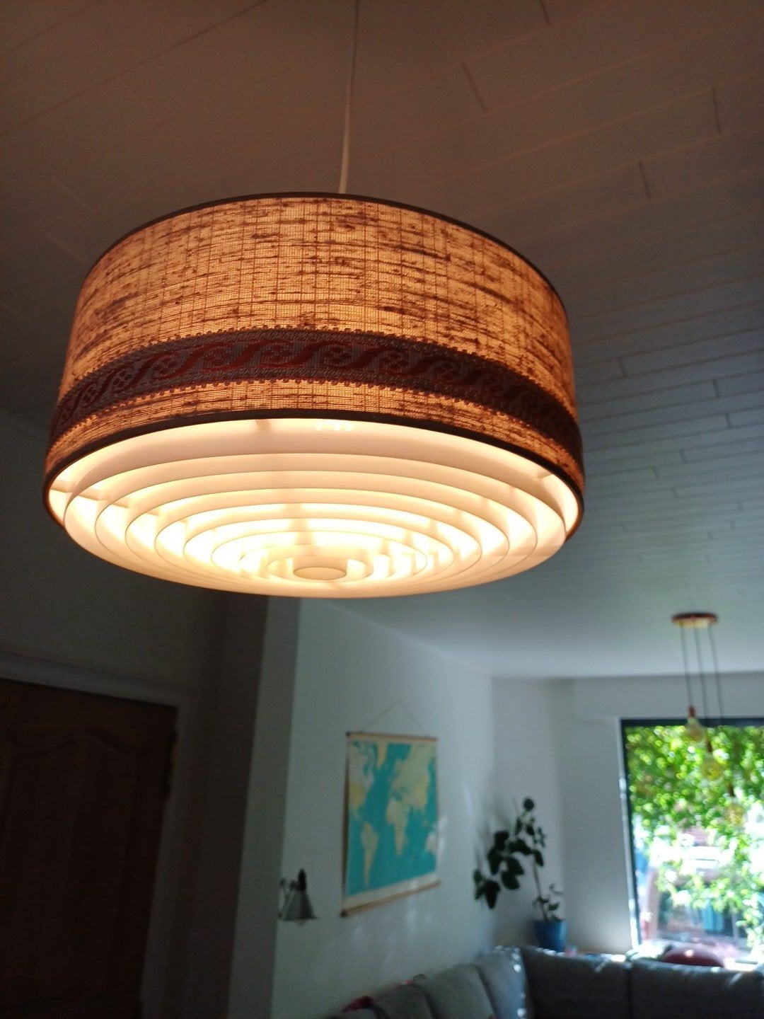 Vintage hanglamp, Huis en Inrichting, Ophalen, Hanglamp, Vintage