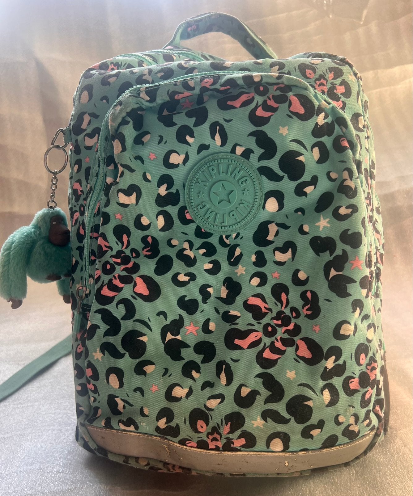 Kipling rugzak leopard flower, Handtassen en Accessoires, Tassen | Rugtassen, Ophalen of Verzenden, Gebruikt, Kipling