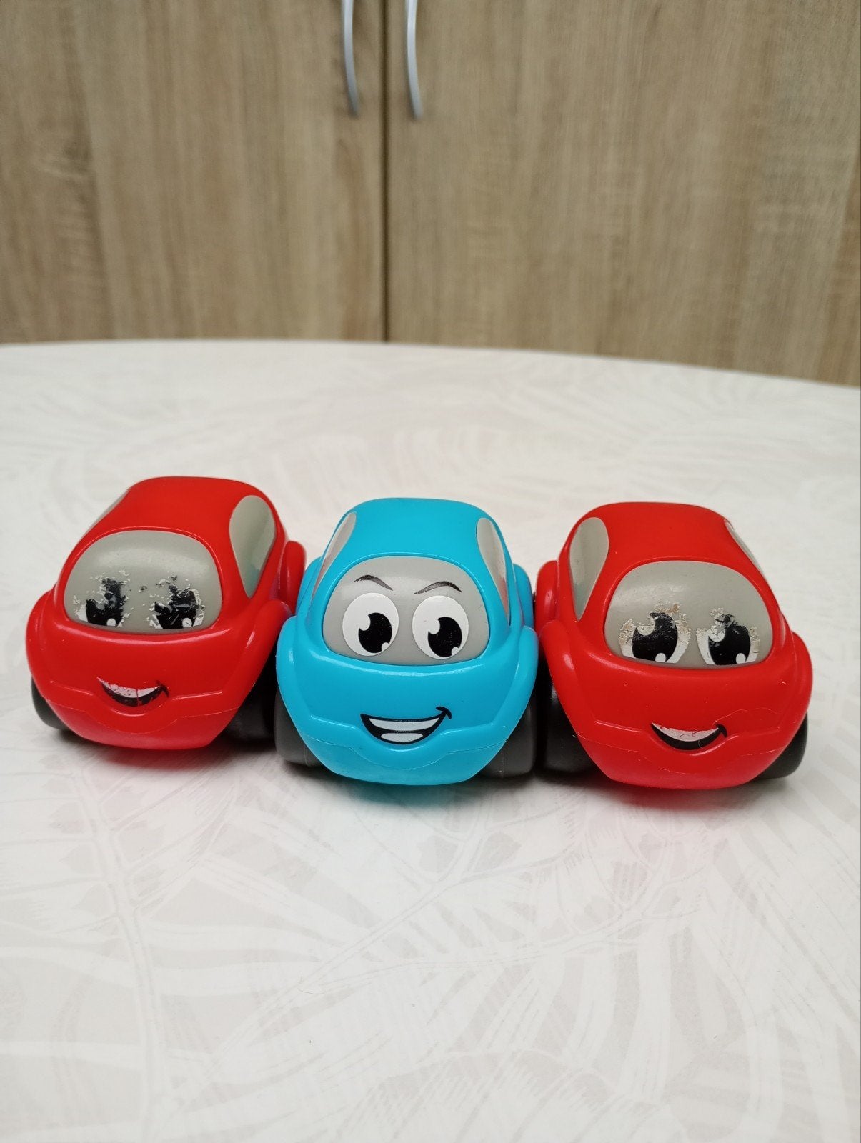 Lot de 3 voitures Smoby Vroom Planet (Rouges & Bleue), Enlèvement ou Envoi