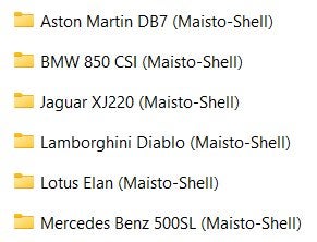 6 Modelauto's (Shell) - ca 25 jaar oud, Ophalen