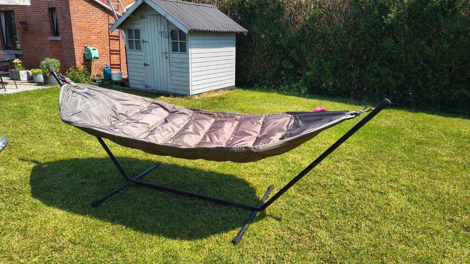 Hangmat Fatboy, als nieuw, Tuin en Terras, Hangmatten, Ophalen, Meerpersoons, Zo goed als nieuw, Opvouwbaar
