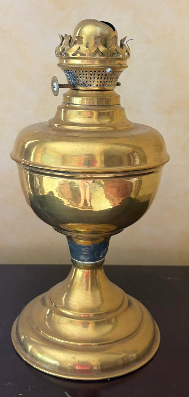 Antieke olielamp, Ophalen