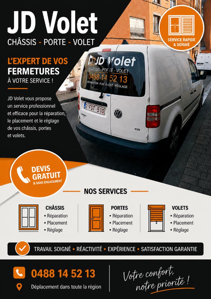 Volet, Bricolage & Construction, Enlèvement