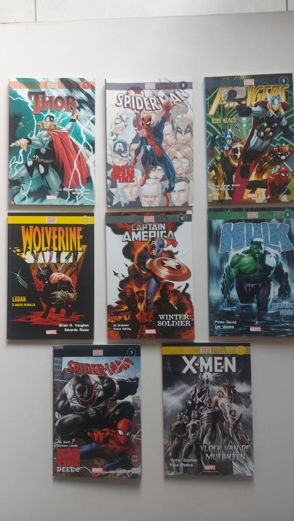 Marvel comics uitgebracht door Humo. 8 delen, Ophalen
