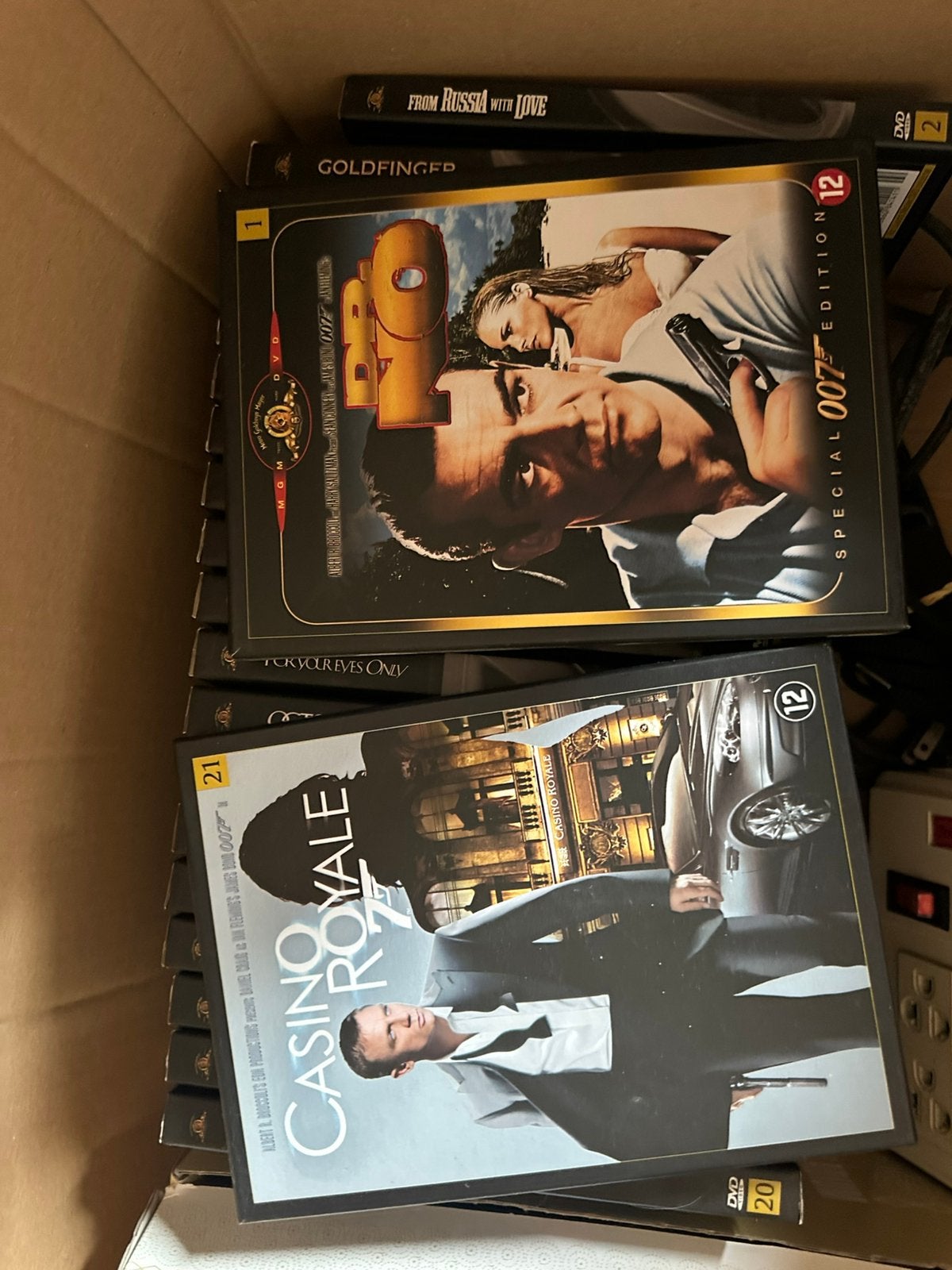 007 James bond dvd-collectie, Ophalen, Zo goed als nieuw
