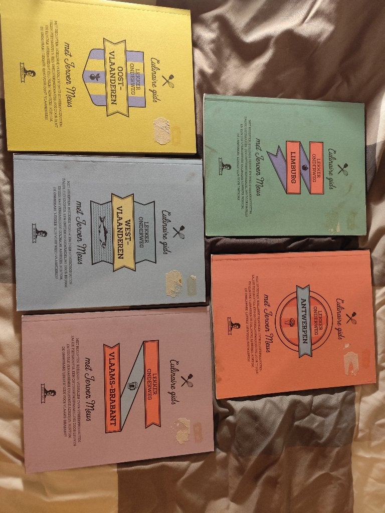 Jeroen Meeus kookboekjes Vlaamse provincies, Boeken, Ophalen, Gelezen
