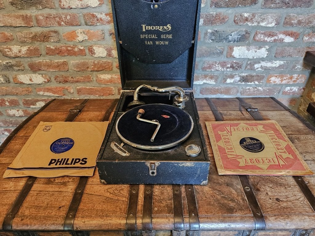 Thorens grammofoon Special Edition Van Wouw 1926, Ophalen of Verzenden, Gebruikt, Platenspeler, Thorens
