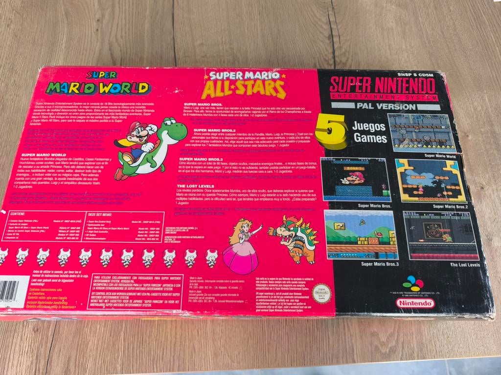 Snes Super Mario 5 stars pack, Enlèvement