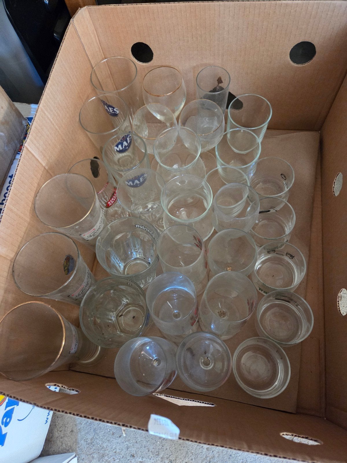 lot de verres, Collections, Enlèvement