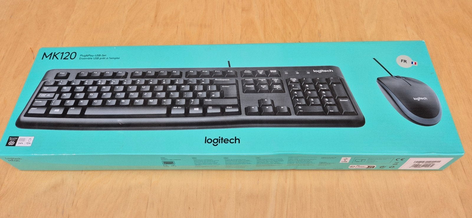 NIEUW muis en toetsenbord set logitech, Computers en Software, Logitech, Ophalen of Verzenden, Bedraad, Nieuw