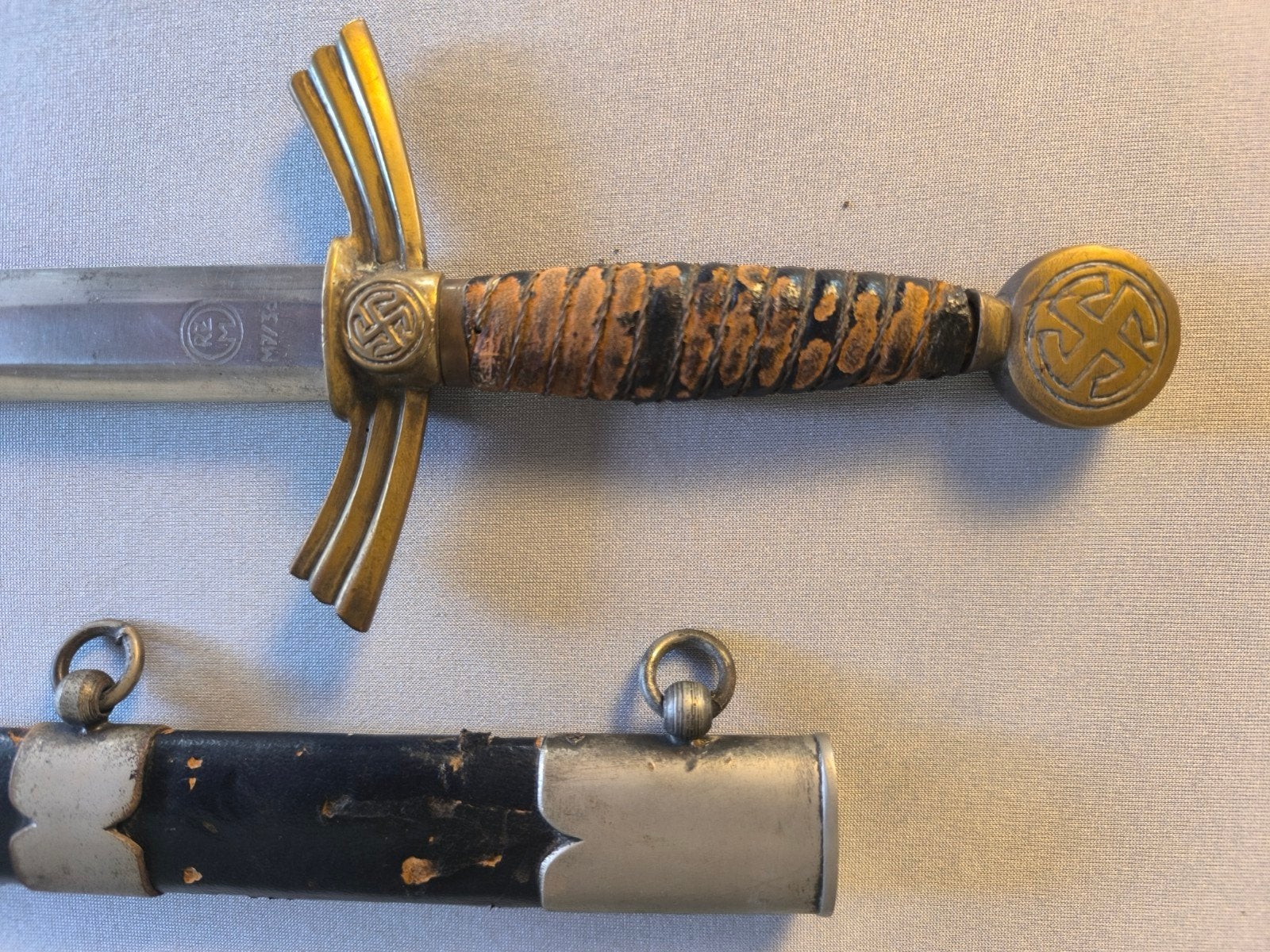 Bieden van vnaf €0. NSFK Dolk (Derde Rijk) – Maker: M7/36 (E, Ophalen of Verzenden