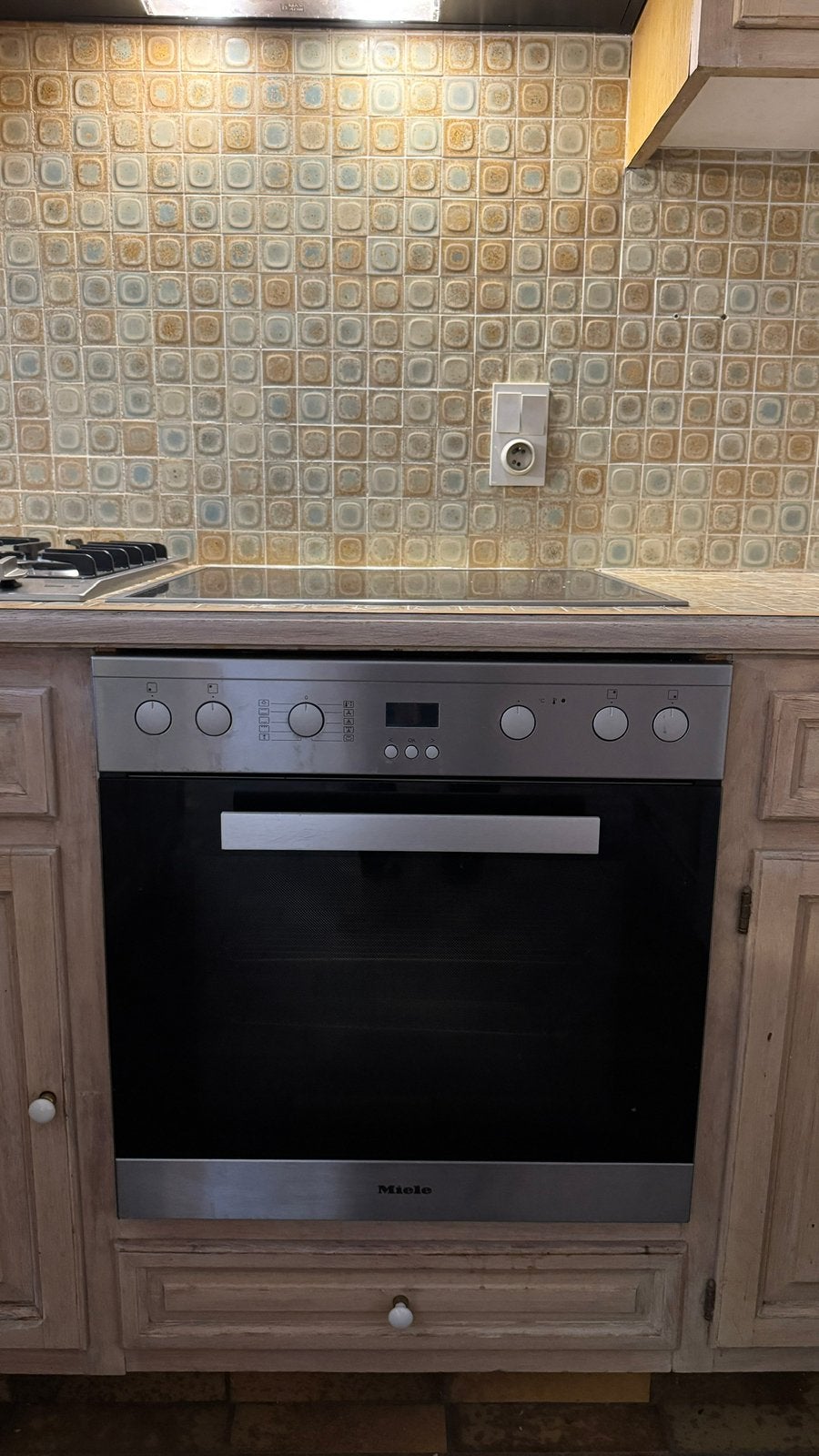 Miele inbouwoven – inox – goede staat, Ophalen, Gebruikt, Inbouw, Elektrisch