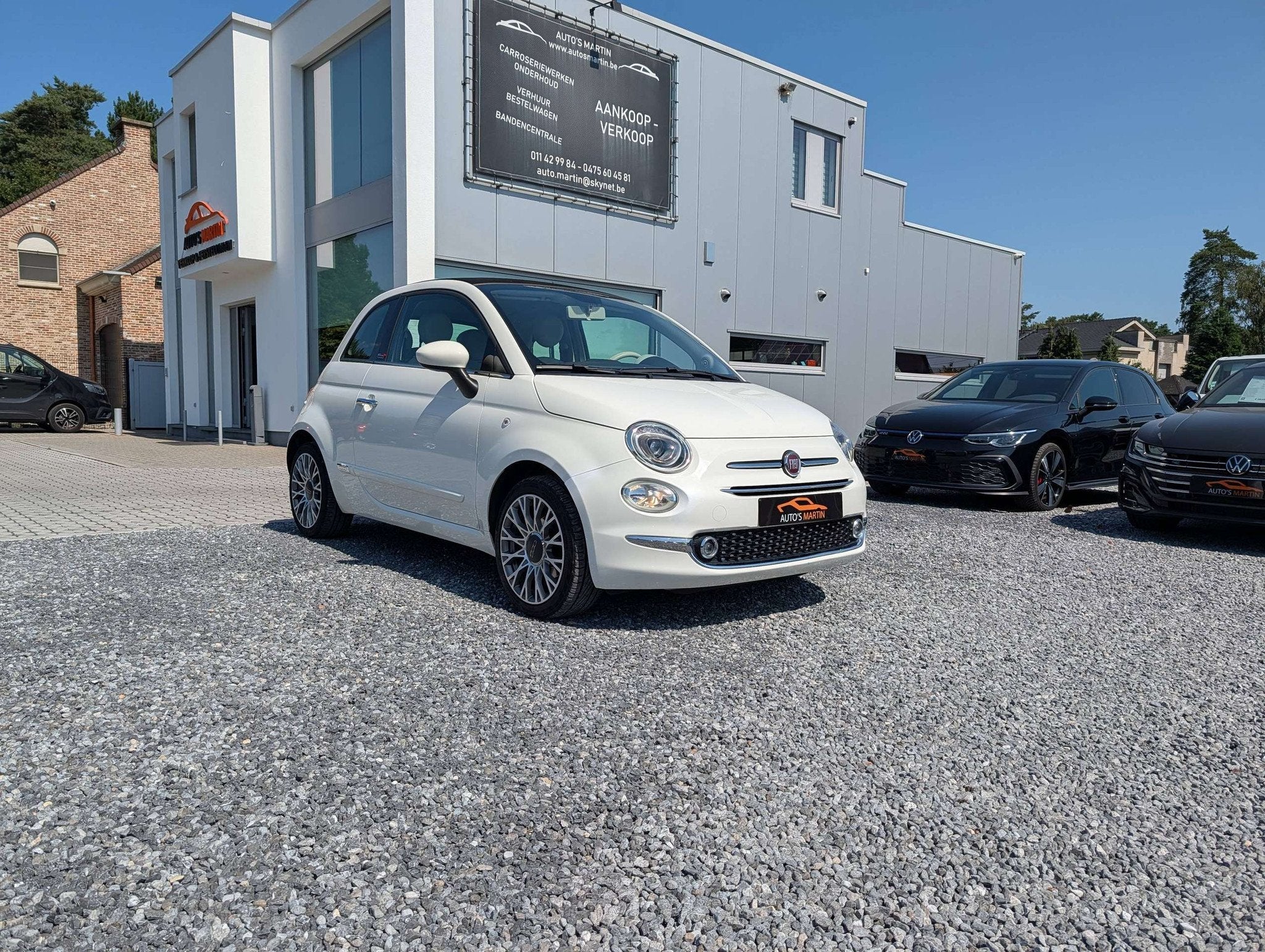 Fiat 500C 1.2i Lounge | NAVI | DAB | PARKSENS (bj 2018), 4 zetels, Stof, Gebruikt, 4 cilinders