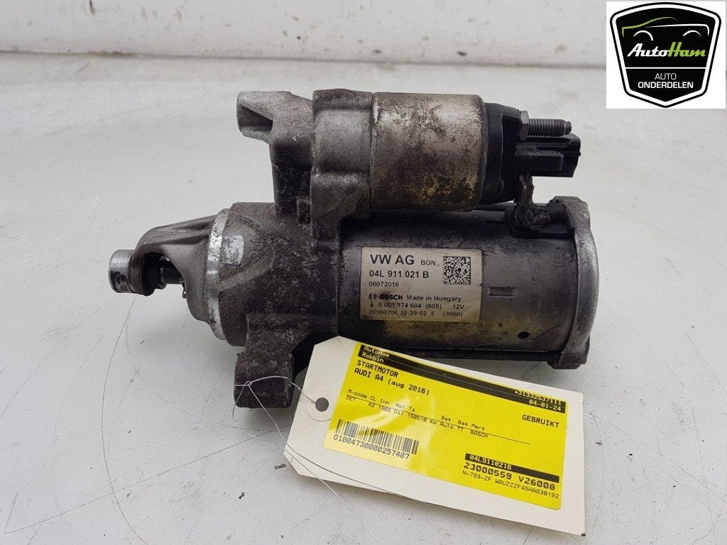 DÉMARREUR Audi A4 Avant (B9) (|04L911021B|0001174604|), Autos : Pièces & Accessoires, Robert Bosch AG, Audi, Utilisé, Robert-Bosch-Allee 1
74232  Abstatt, DE