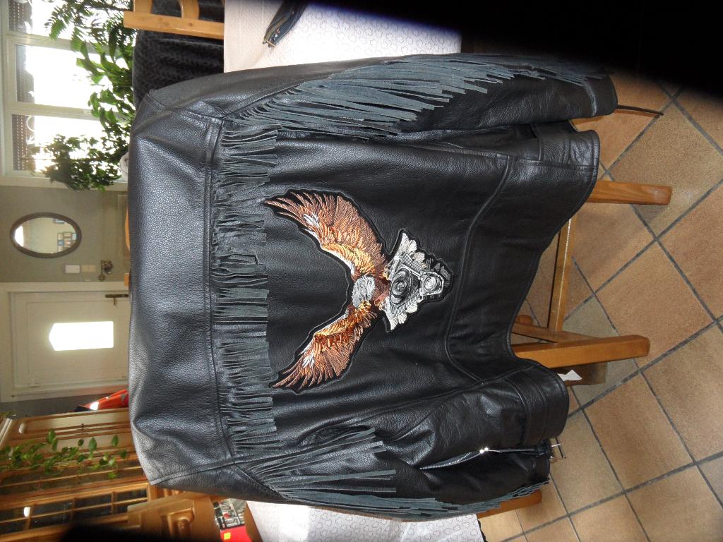 veste de moto neuf, Enlèvement, Neuf, Taille 52/54 (L), Noir