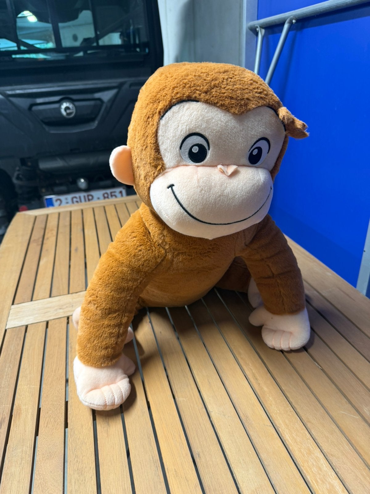 Grande peluche singe, Enfants & Bébés, Enlèvement, Comme neuf, Singe
