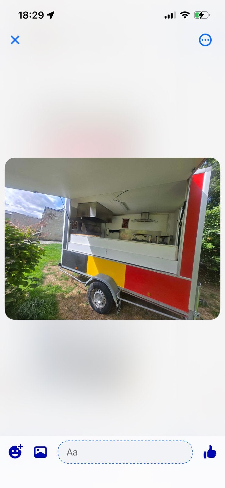 (Partage) Food truck 3m15sur 2m  marque DECKX BIEN LIRE !!!, Enlèvement ou Envoi