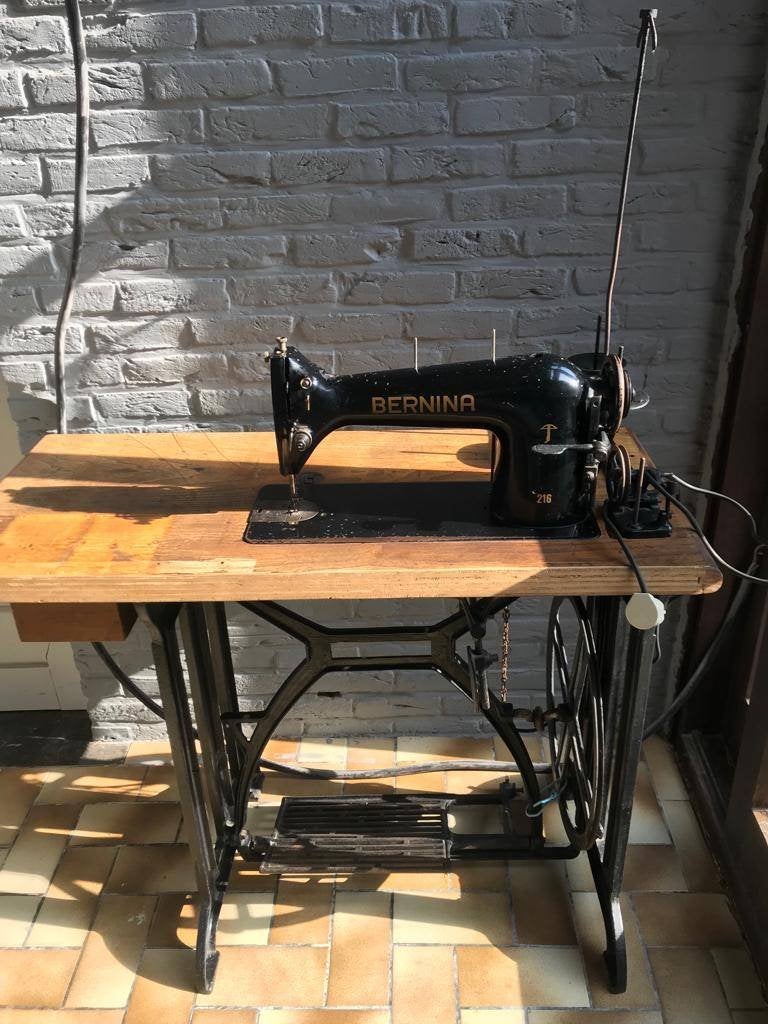 Authentieke nog werkende Bernina naaimachine, Enlèvement, Machine à coudre, Bernina