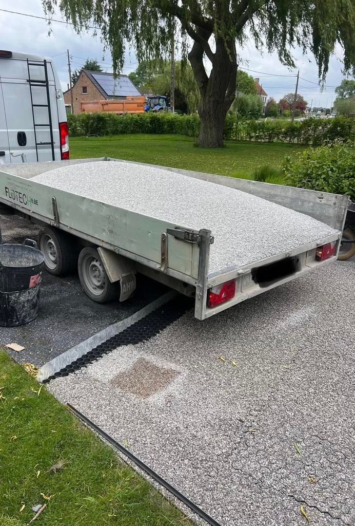 Aanhangwagen kipper 2700 kg, Ophalen, Gebruikt