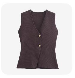 Haut col en V femme , brun neuf, Vêtements | Femmes, Enlèvement, Neuf, Taille 36 (S), Brun