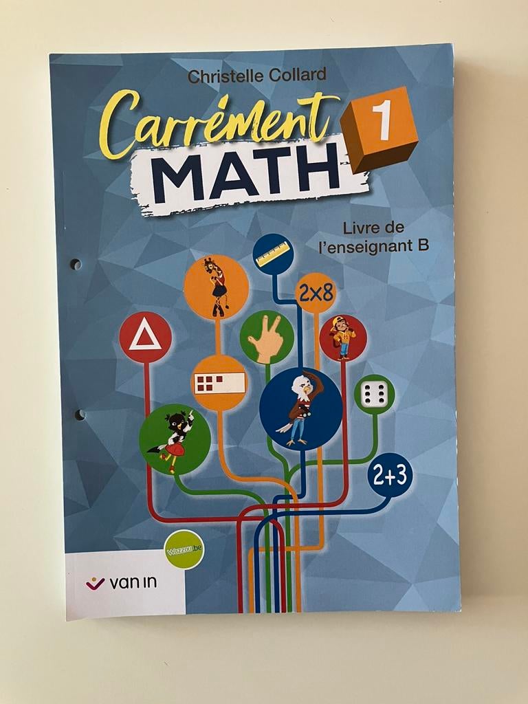 Carrément math guide enseignant 1B, Enlèvement ou Envoi