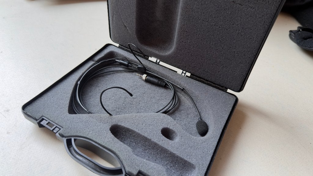 Sennheiser HSP 4 (Black EW) - Microphone serre-tête, Musique & Instruments, Enlèvement, Comme neuf, Micro chant, Sans fil